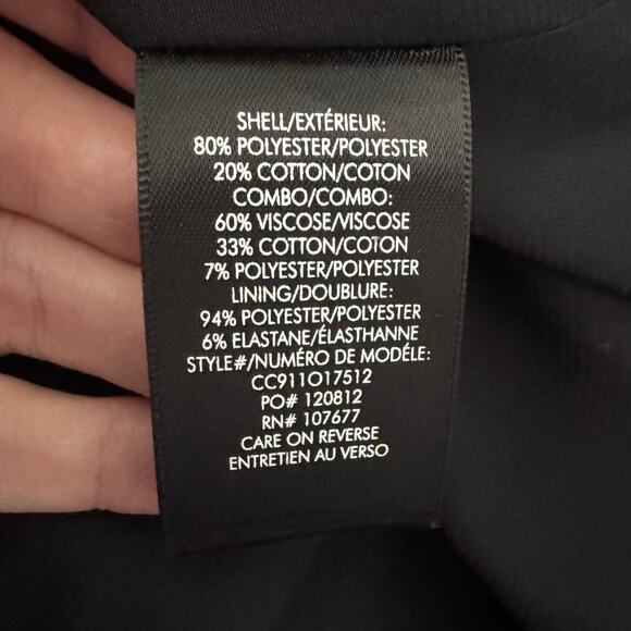 Alice + Olivia Sally Side Zip Tweed Mini Dress 8 Black White Business Casual NEW - Picture 11 of 13